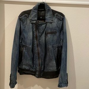Guess, Zip Up Jean Jacket, Large